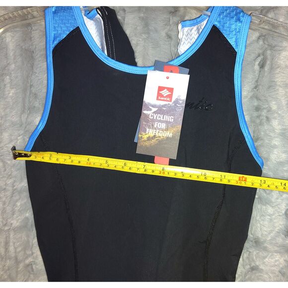 NWT Santic Triathlon One-Piece Sleeveless Padded Quick-Dry  Size Small Cycling - Picture 13 of 14